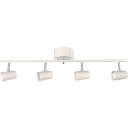 Basic Track 4-spot GU10 skinnearmatyr hvit – perspektiv