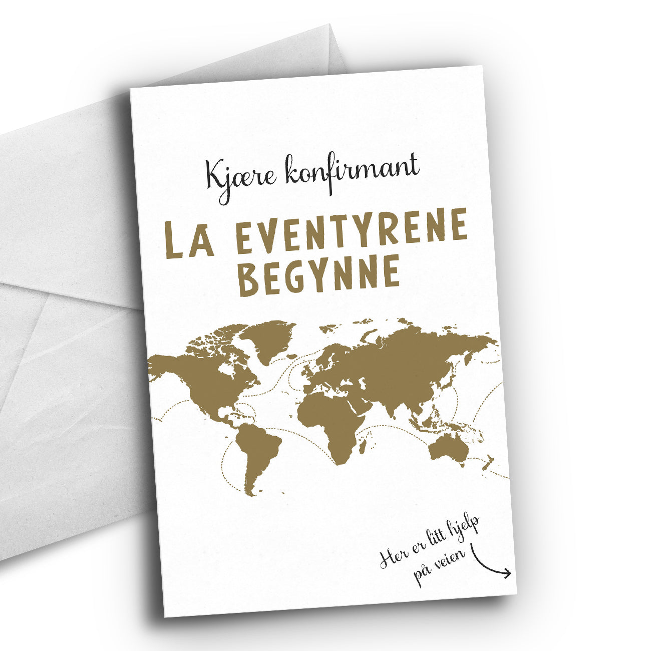 Konfirmasjonskort: La eventyrene begynne