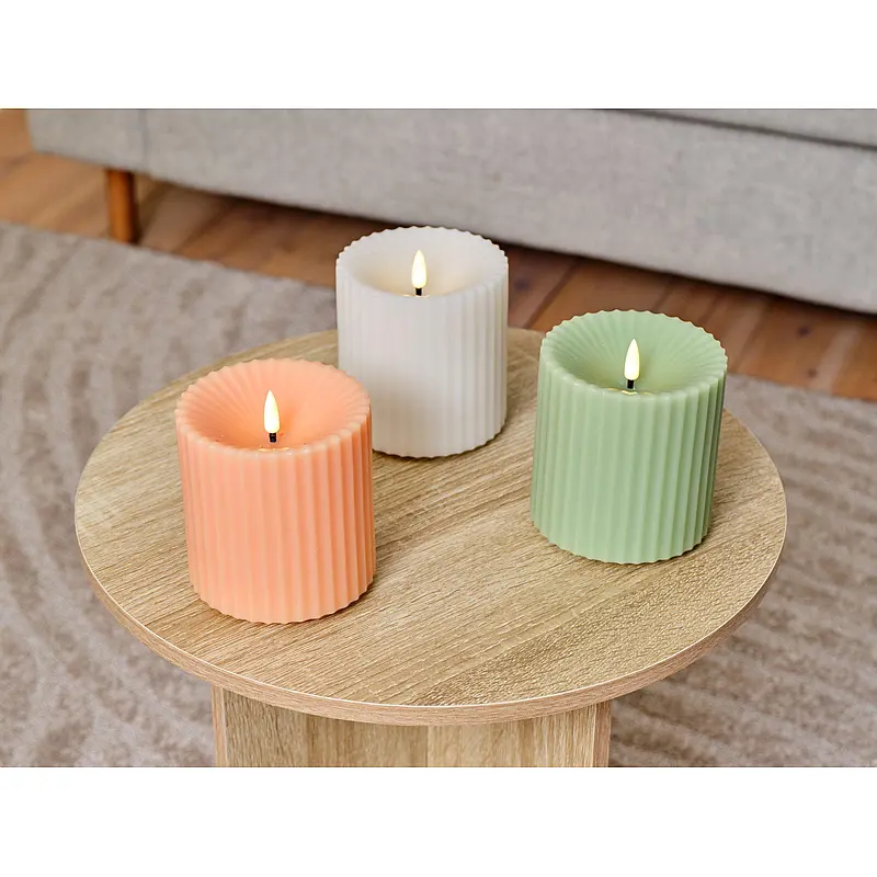 Kubbelys 10cm ute 3pk - stemningsbilde 1