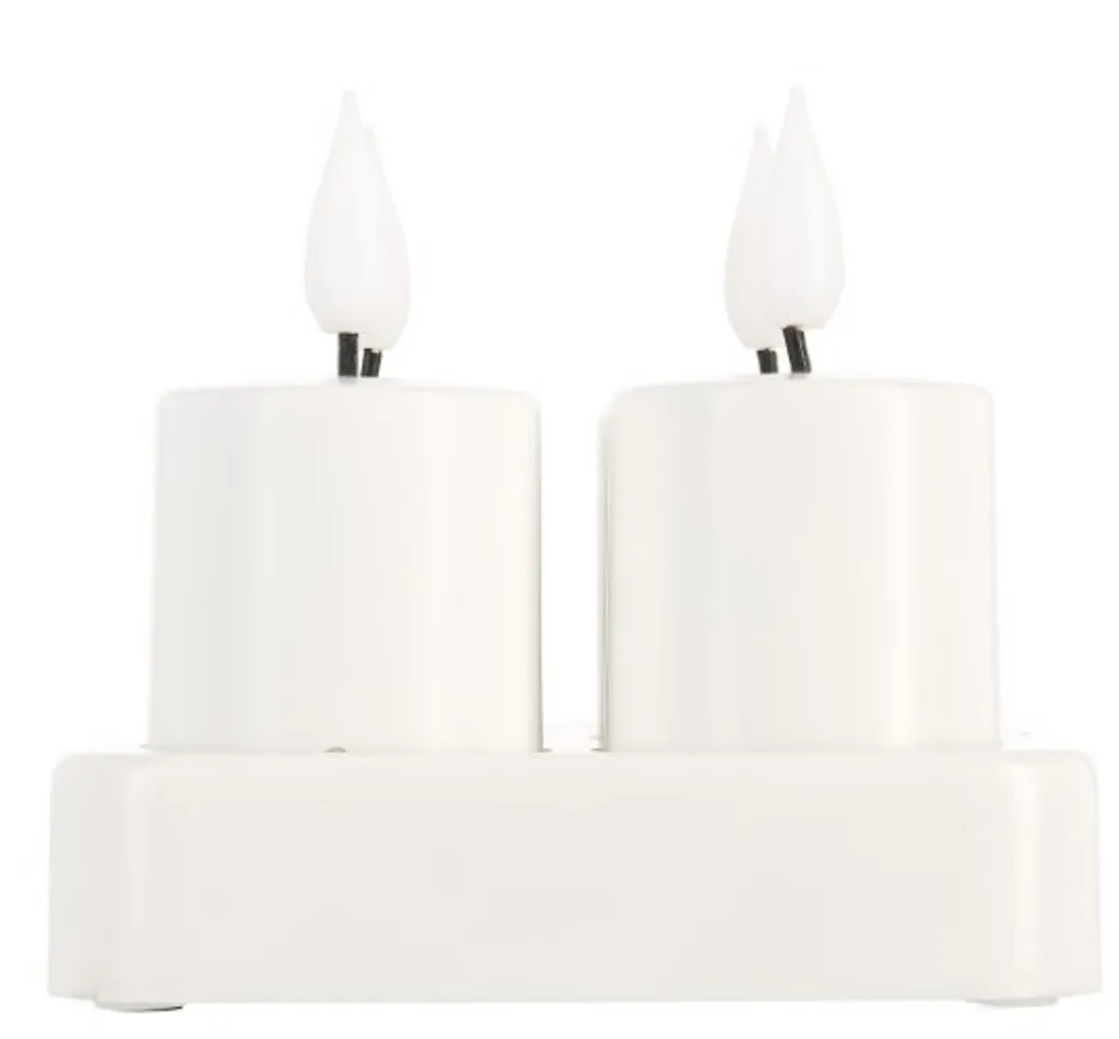 NortLight oppladbare lys 2pk