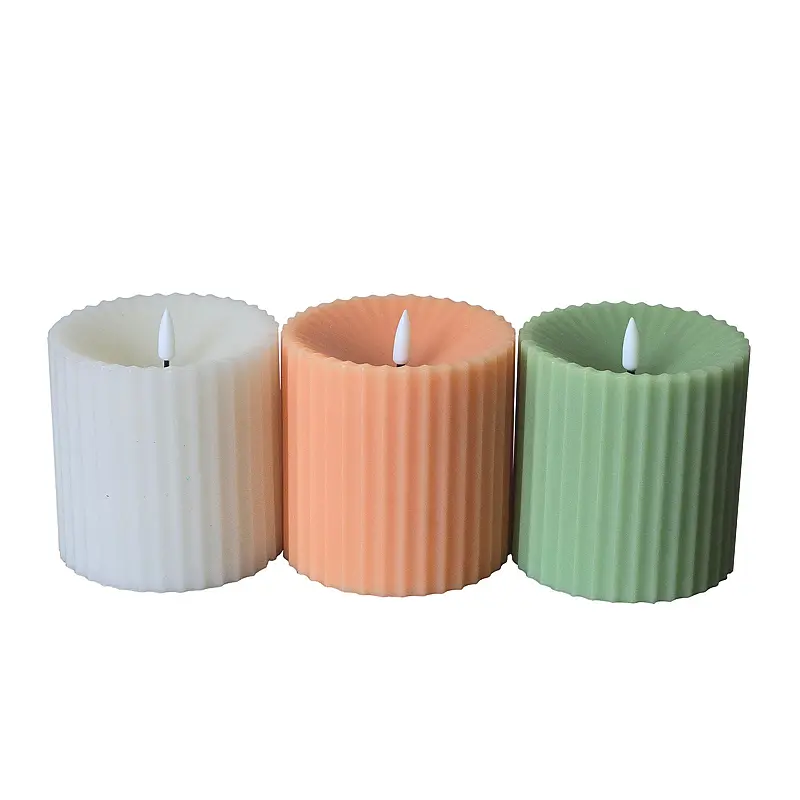 Kubbelys 10cm ute 3pk - produktbilde