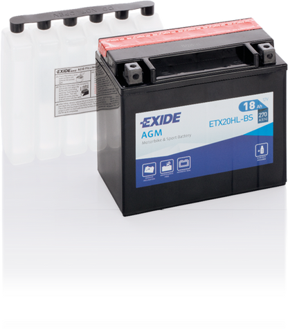 Exide AGM ETX20HL-BS 18Ah 270A 12V